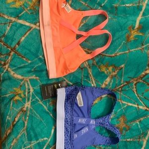 2 Nike Dry Fit sport bras $30 for one $60 for both